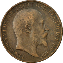 Coin, Great Britain, Edward VII, Penny, 1903, VF(30-35), Bronze, KM:794.2