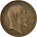 Coin, Great Britain, Edward VII, Penny, 1903, VF(30-35), Bronze, KM:794.2