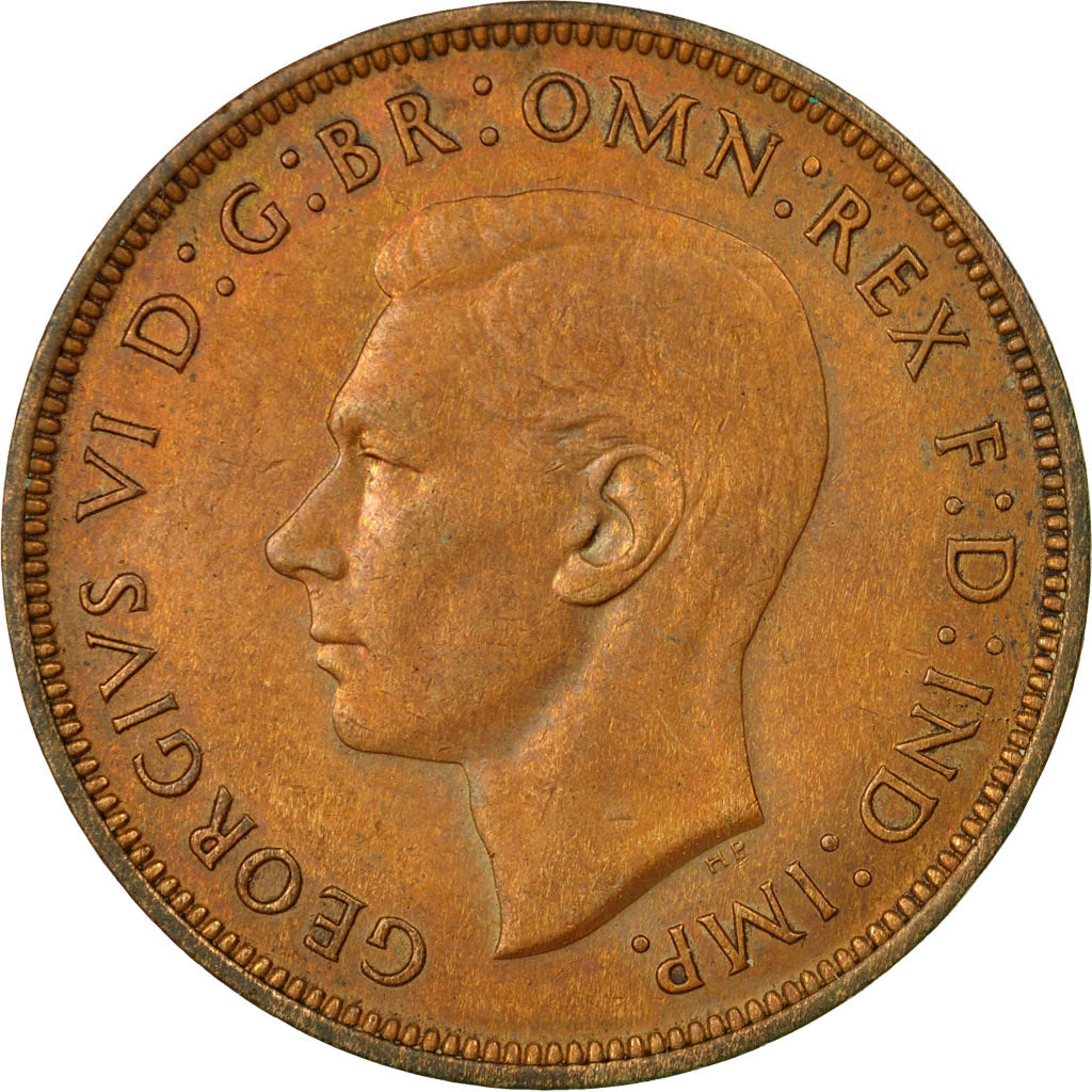 Coin, Great Britain, Edward VII, Penny, 1946, EF(40-45), Bronze, KM:794.2