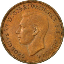 Coin, Great Britain, Edward VII, Penny, 1946, EF(40-45), Bronze, KM:794.2