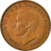 Coin, Great Britain, Edward VII, Penny, 1946, EF(40-45), Bronze, KM:794.2