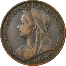 Coin, Great Britain, Victoria, Penny, 1900, EF(40-45), Bronze, KM:790