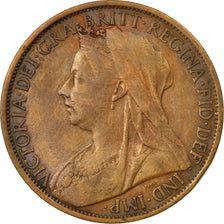 Coin, Great Britain, Victoria, Penny, 1901, EF(40-45), Bronze, KM:790