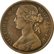 Coin, Great Britain, Victoria, Penny, 1863, VF(30-35), Bronze, KM:749.2