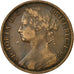Coin, Great Britain, Victoria, Penny, 1875, VF(30-35), Bronze, KM:755