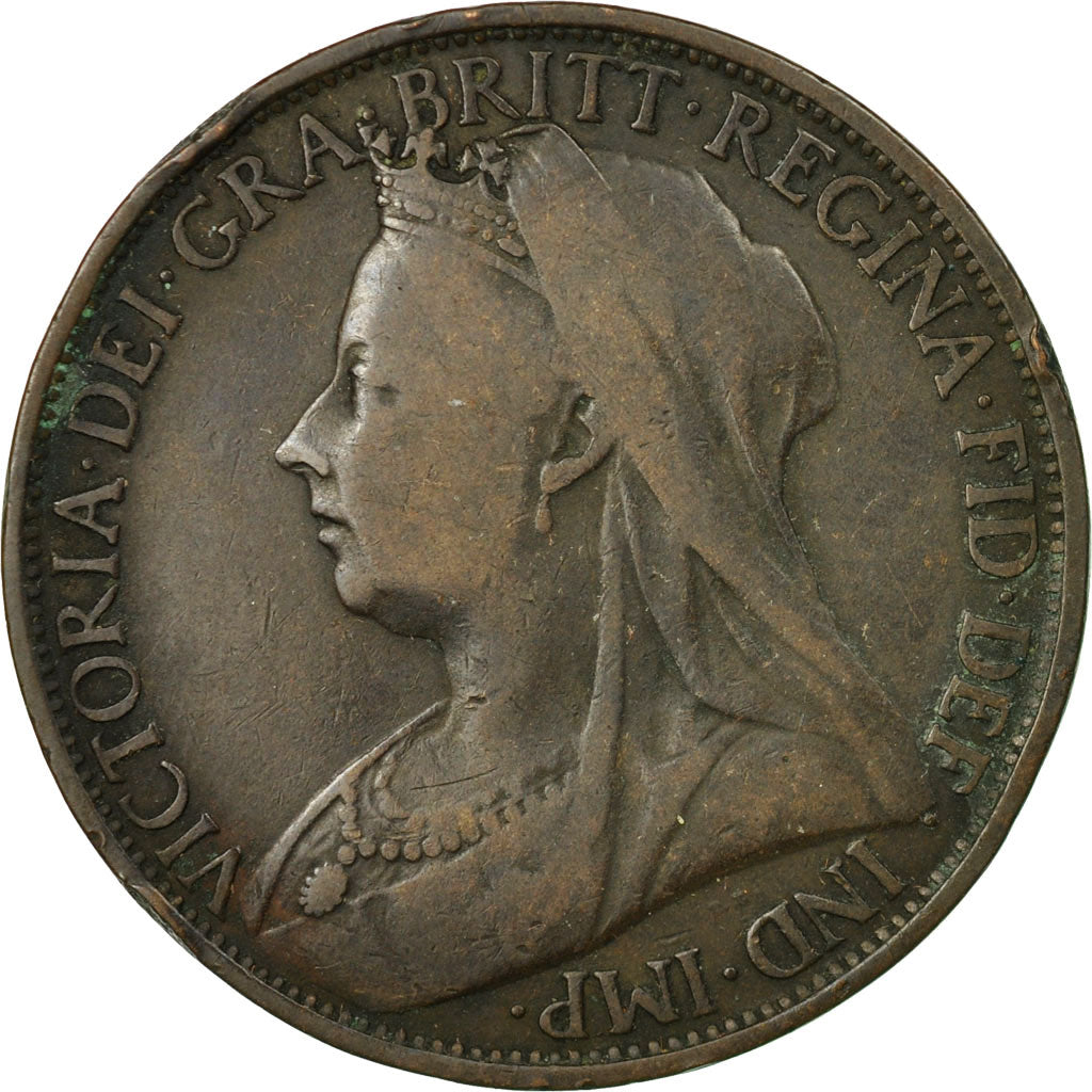 Coin, Great Britain, Victoria, Penny, 1898, EF(40-45), Bronze, KM:790
