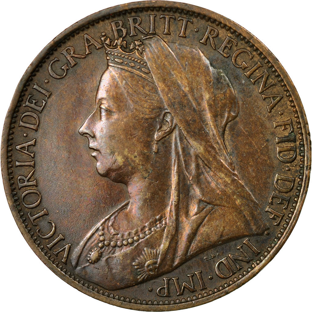 Monnaie, Grande-Bretagne, Victoria, Penny, 1898, TTB+, Bronze, KM:790
