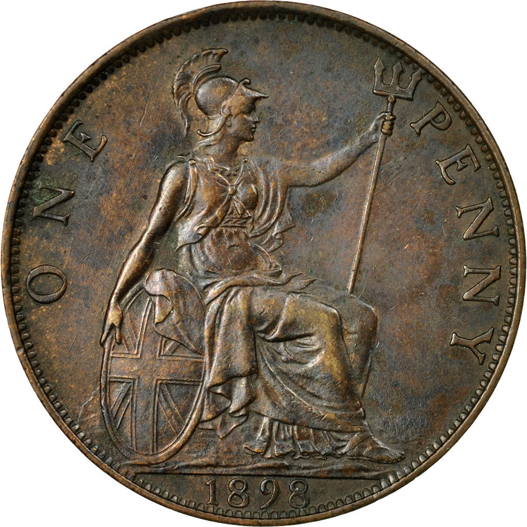 Monnaie, Grande-Bretagne, Victoria, Penny, 1898, TTB+, Bronze, KM:790