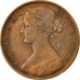 Munten, Groot Bretagne, Victoria, Penny, 1862, ZF+, Bronze, KM:749.2