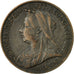 Coin, Great Britain, Victoria, Farthing, 1896, EF(40-45), Bronze, KM:788.1
