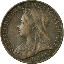 Coin, Great Britain, Victoria, Farthing, 1898, EF(40-45), Bronze, KM:788.2