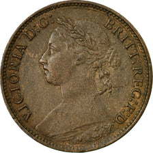 Coin, Great Britain, Victoria, Farthing, 1886, EF(40-45), Bronze, KM:753