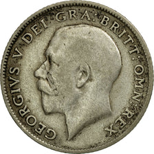 Coin, Great Britain, George V, 6 Pence, 1922, EF(40-45), Silver, KM:815a.1