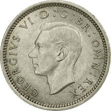 Coin, Great Britain, George VI, 3 Pence, 1937, AU(55-58), Silver, KM:848