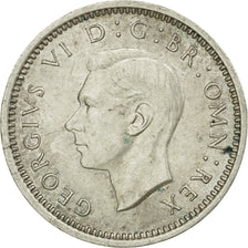 Coin, Great Britain, George VI, 3 Pence, 1940, VF(30-35), Silver, KM:848
