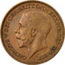 Coin, Great Britain, Edward VII, Penny, 1917, EF(40-45), Bronze, KM:794.2