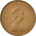 Moneda, Jersey, Elizabeth II, 2 New Pence, 1980, BC+, Bronce, KM:31