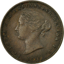Coin, Jersey, Victoria, 1/26 Shilling, 1871, EF(40-45), Bronze, KM:4
