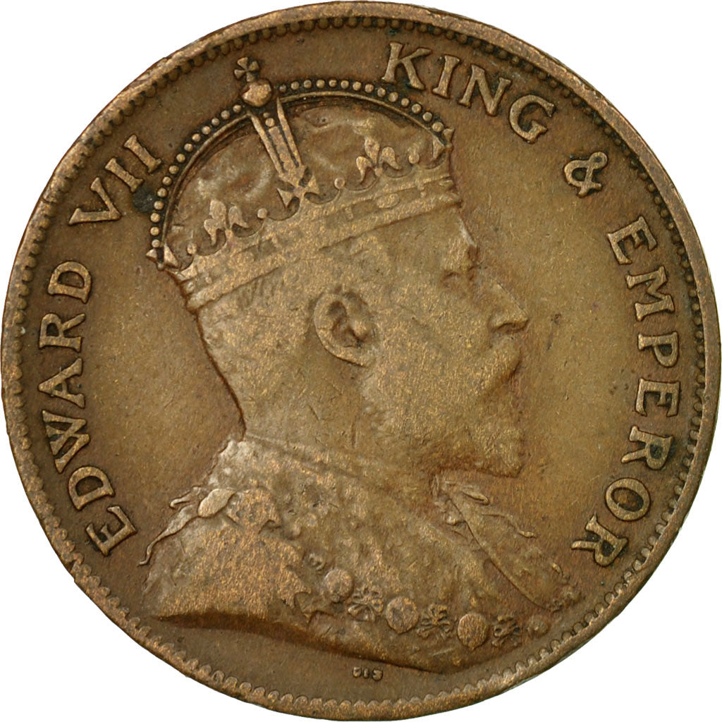 Coin, Jersey, Edward VII, 1/24 Shilling, 1909, EF(40-45), Bronze, KM:9