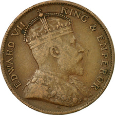 Coin, Jersey, Edward VII, 1/24 Shilling, 1909, EF(40-45), Bronze, KM:9