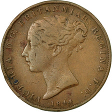 Coin, Jersey, Victoria, 1/26 Shilling, 1844, VF(30-35), Copper, KM:2