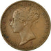 Coin, Jersey, Victoria, 1/26 Shilling, 1844, VF(30-35), Copper, KM:2