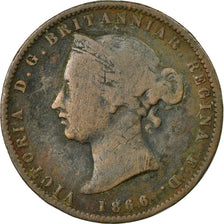 Monnaie, Jersey, Victoria, 1/13 Shilling, 1866, TB+, Bronze, KM:5