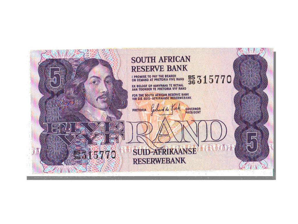 South Africa, 5 Rand, KM #119c, UNC(65-70), B536