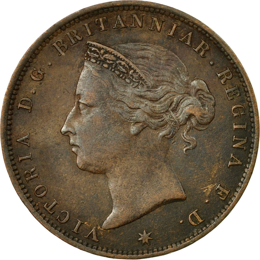 Coin, Jersey, Victoria, 1/24 Shilling, 1888, VF(30-35), Bronze, KM:7