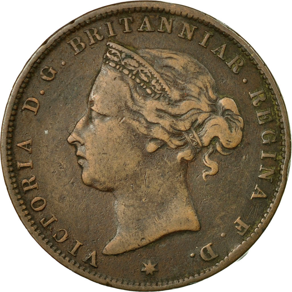 Coin, Jersey, Victoria, 1/24 Shilling, 1888, VF(20-25), Bronze, KM:7