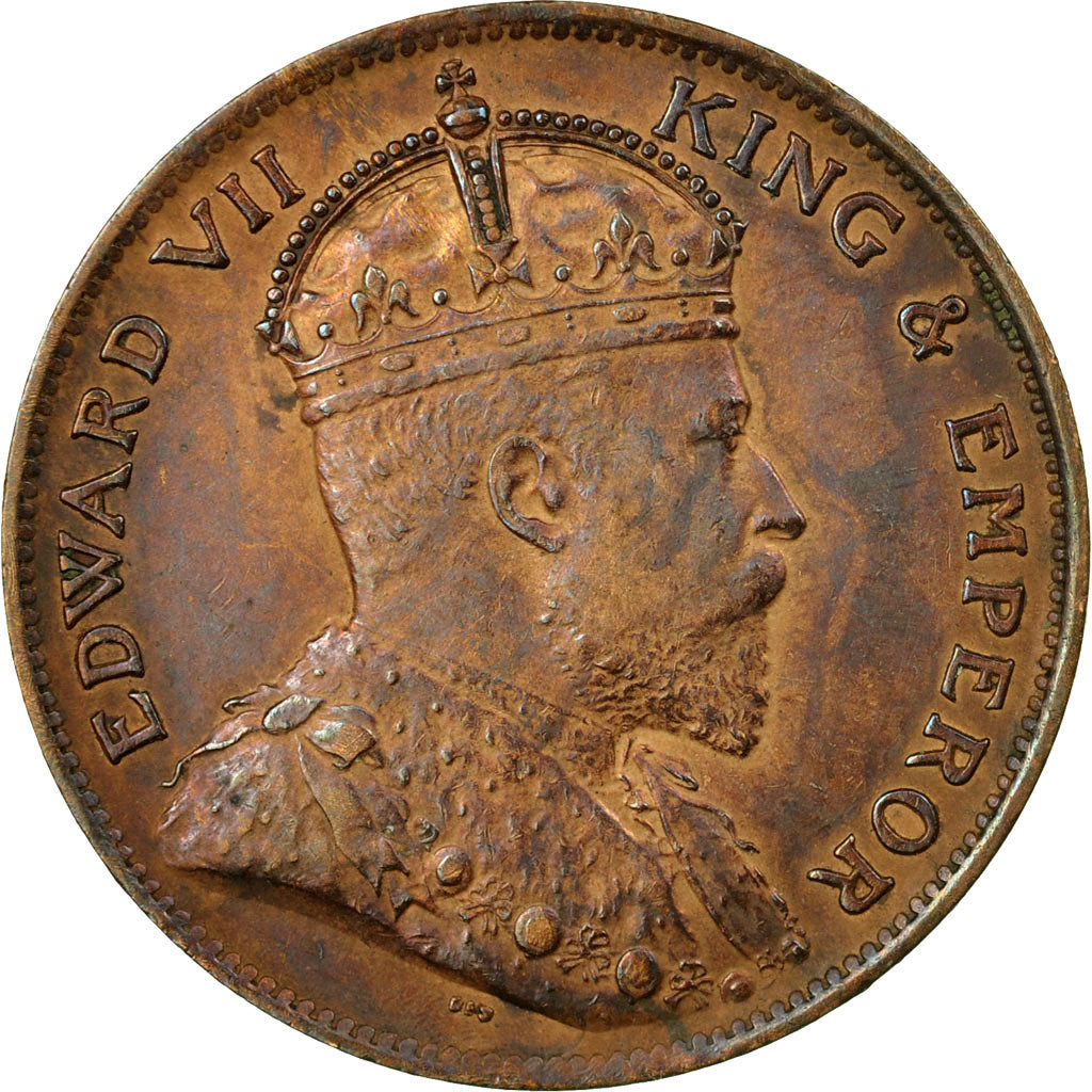 Coin, Jersey, Edward VII, 1/24 Shilling, 1909, EF(40-45), Bronze, KM:9
