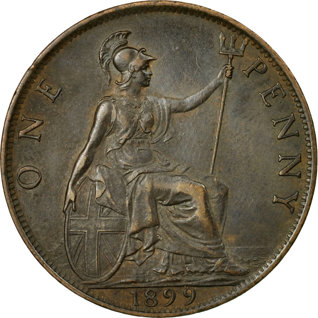 Monnaie, Grande-Bretagne, Victoria, Penny, 1899, SUP, Bronze, KM:790