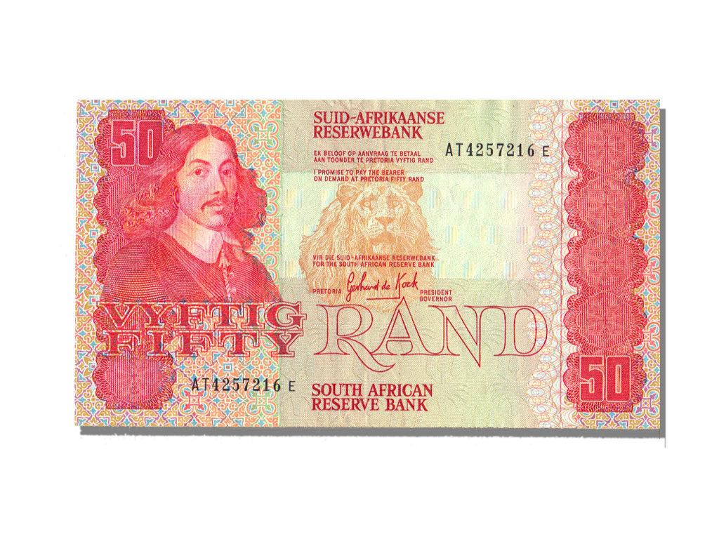 South Africa, 50 Rand, 1984, KM #122a, UNC(60-62), AT 4257216 E