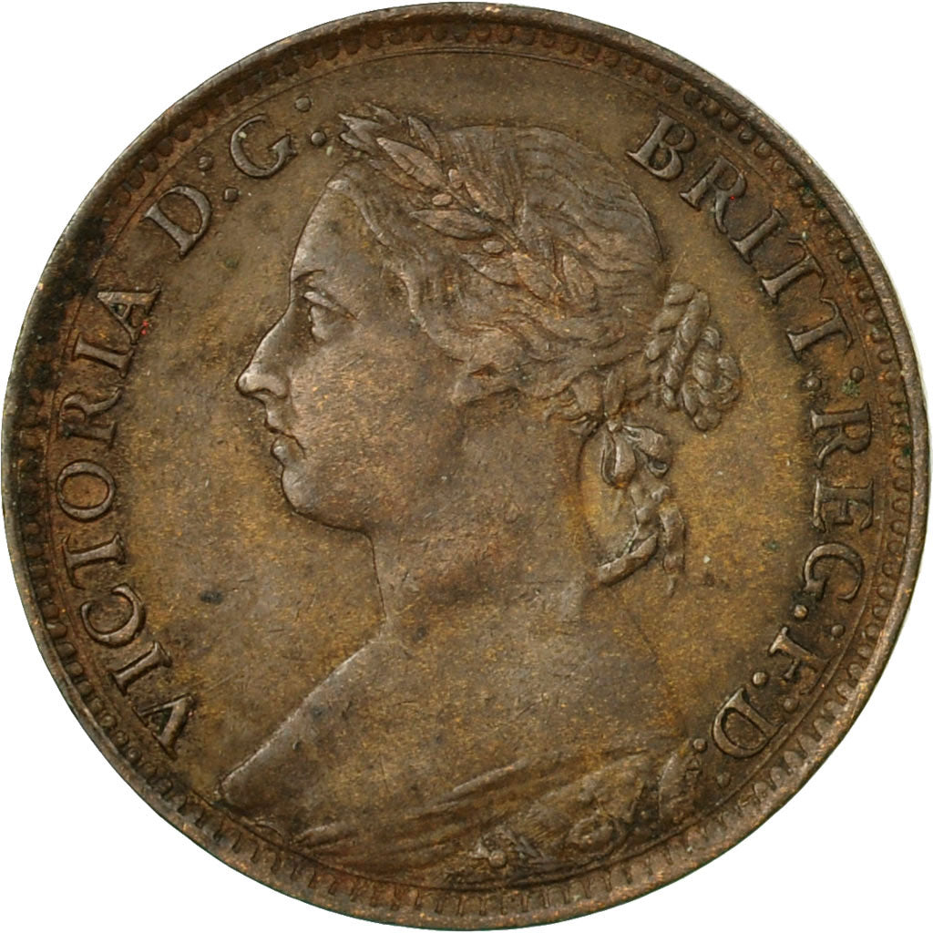 Coin, Great Britain, Victoria, Farthing, 1894, EF(40-45), Bronze, KM:753