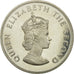 Coin, Jersey, Elizabeth II, 5 Shilling, 1966, MS(63), Copper-nickel, KM:28