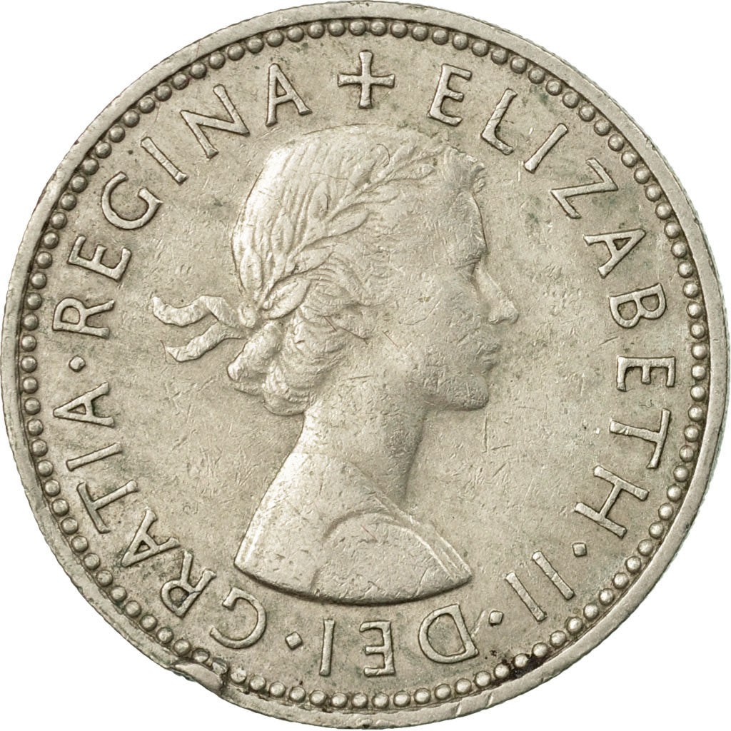 Coin, Great Britain, Elizabeth II, Shilling, 1962, EF(40-45), Copper-nickel