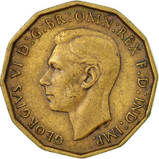 Coin, Great Britain, George VI, 3 Pence, 1948, EF(40-45), Nickel-brass, KM:849