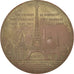 France, Medal, Souvenir de mon Ascension à la Tour Eiffel, 1889, EF(40-45)