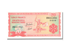 Burundi, 20 Francs, 1988, KM #27b, 1988-05-01, UNC(65-70), BN661956