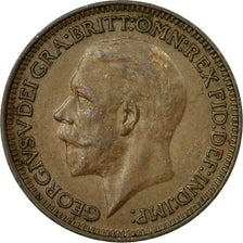 Coin, Great Britain, George V, Farthing, 1933, EF(40-45), Bronze, KM:825