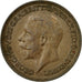 Coin, Great Britain, George V, Farthing, 1933, EF(40-45), Bronze, KM:825