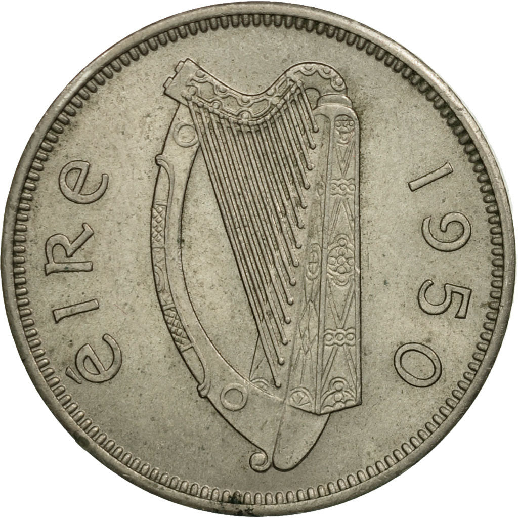 Coin, IRELAND REPUBLIC, 6 Pence, 1950, EF(40-45), Copper-nickel, KM:13a