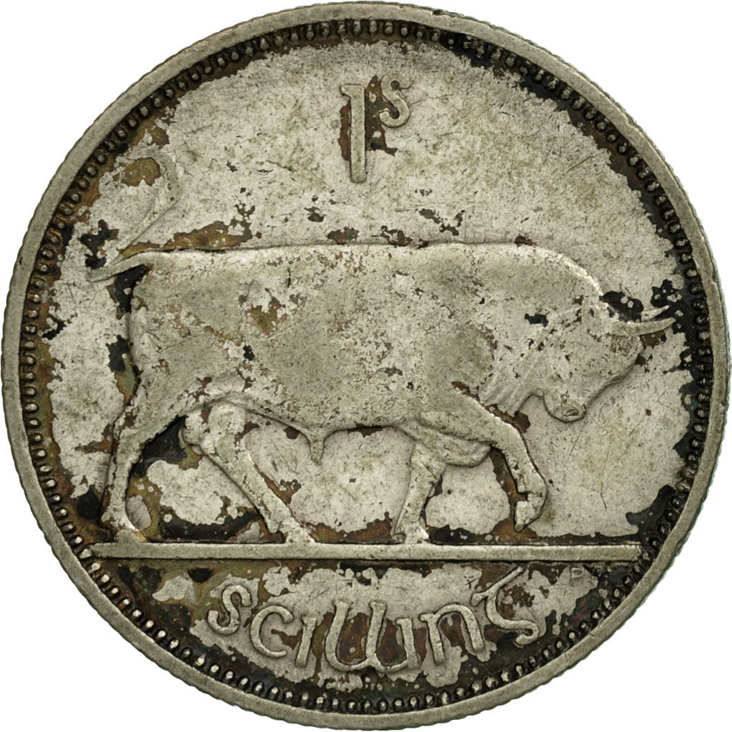 Coin, IRELAND REPUBLIC, Shilling, 1940, VF(30-35), Silver, KM:14