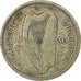 Coin, IRELAND REPUBLIC, 1/2 Crown, 1930, VF(30-35), Silver, KM:8