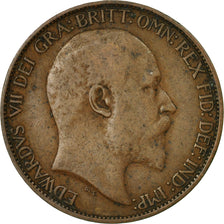Coin, Great Britain, Edward VII, 1/2 Penny, 1905, EF(40-45), Bronze, KM:793.2