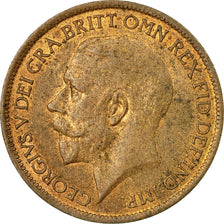 Coin, Great Britain, George V, 1/2 Penny, 1916, VF(30-35), Bronze, KM:809
