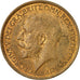 Coin, Great Britain, George V, 1/2 Penny, 1916, VF(30-35), Bronze, KM:809