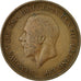 Coin, Great Britain, George V, 1/2 Penny, 1931, EF(40-45), Bronze, KM:837