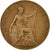 Moneta, Wielka Brytania, George V, 1/2 Penny, 1919, EF(40-45), Bronze, KM:809