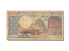 Cameroun, 1000 Francs, 1974, KM #16a, VF(20-25), 0.23